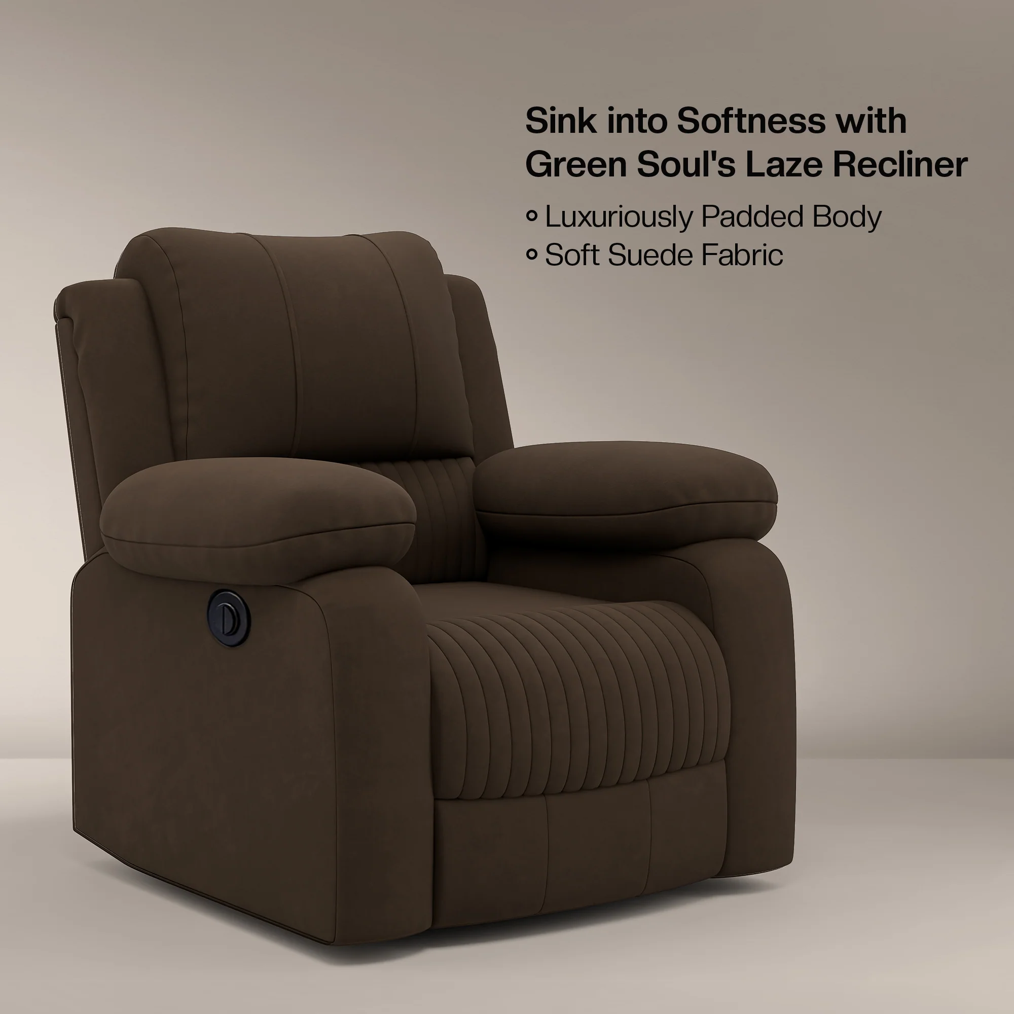 Green soul Laze (R3) Single Seater Electric Recliner Sofa - Image 25