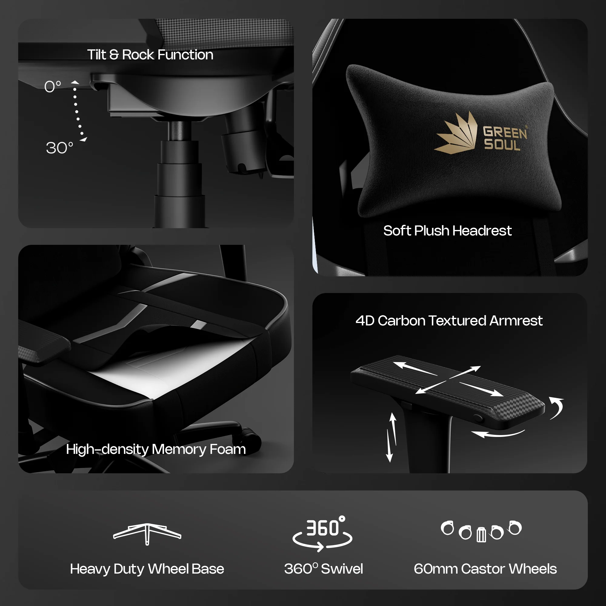 Green Soul Monster Ultimate (S) Gaming Chair - Image 10