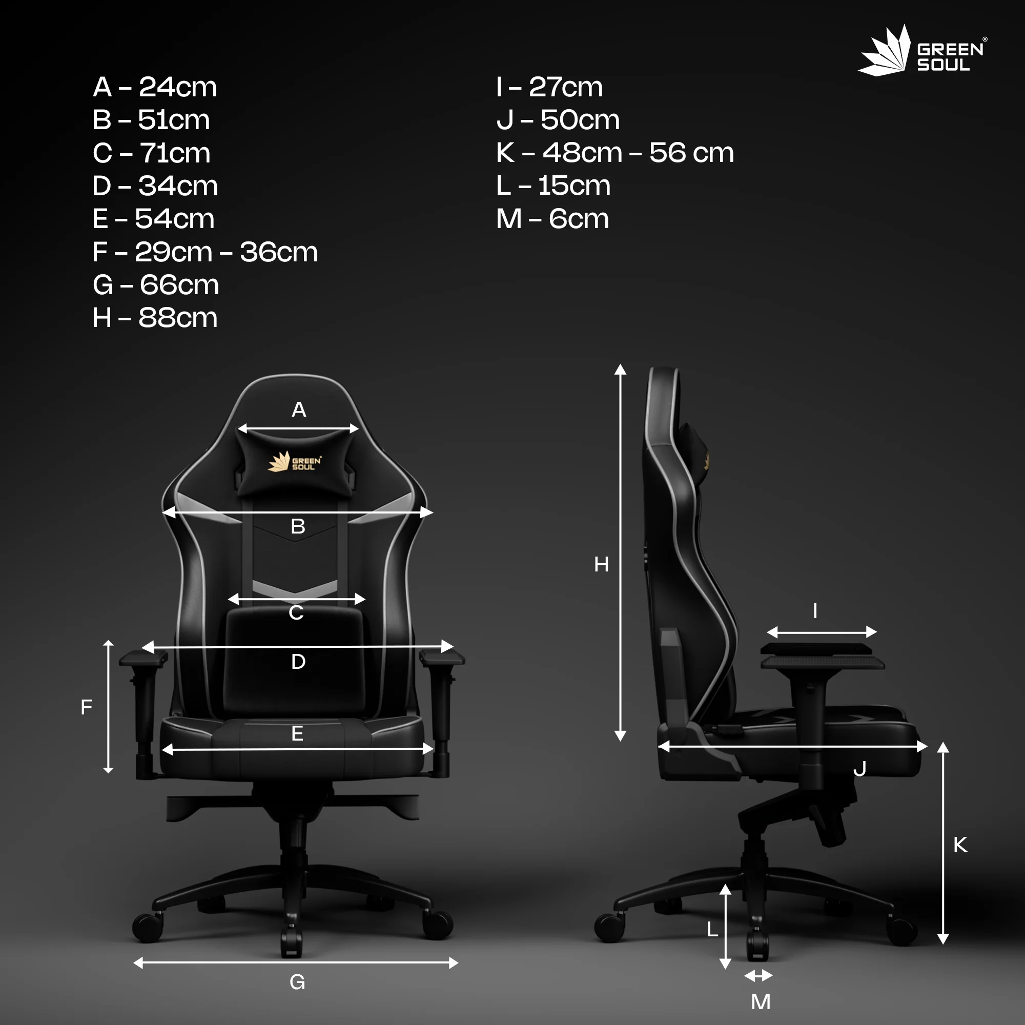 Green Soul Monster Ultimate (S) Gaming Chair - Image 48