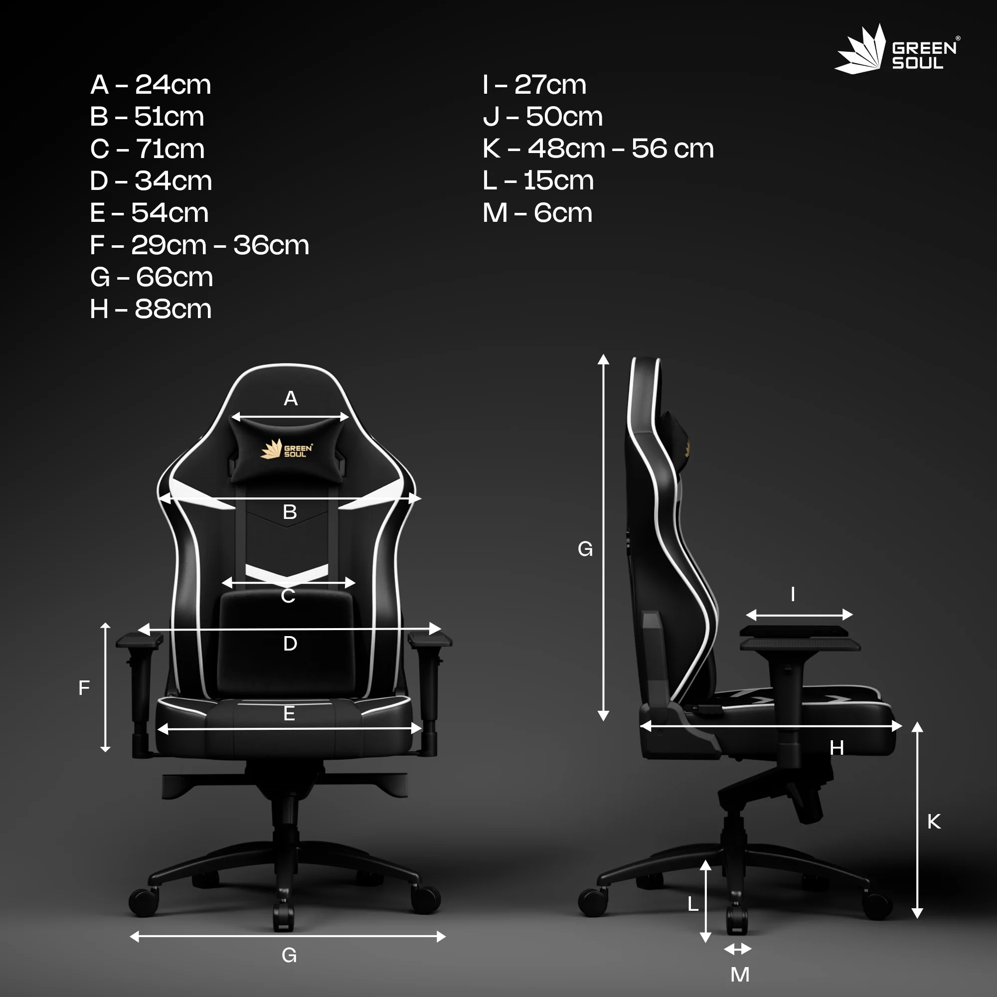 Green Soul Monster Ultimate (T) Gaming Chair - Image 28