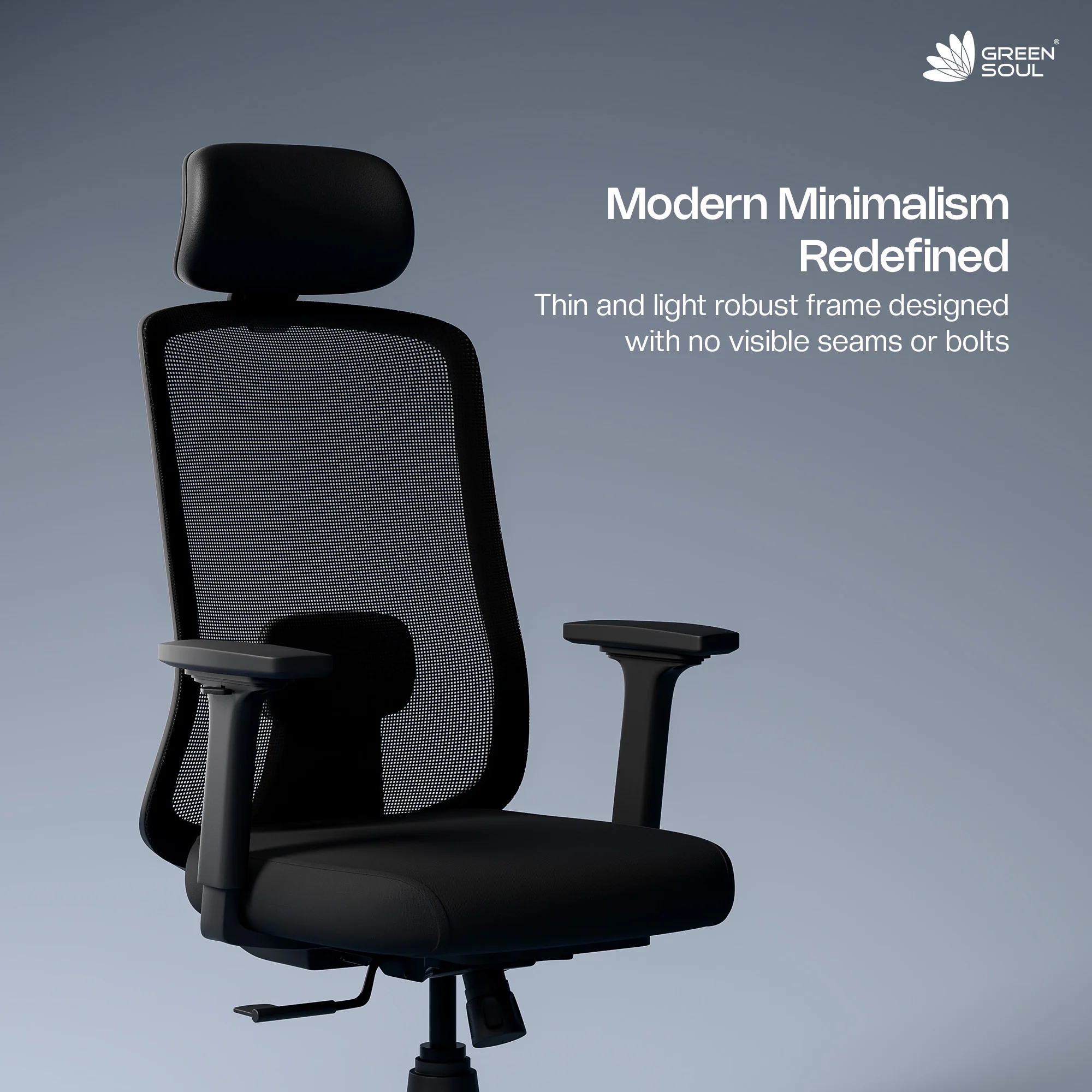 Green Soul Renewed Cosmos Lite Ergonomic Office Chair - Image 23