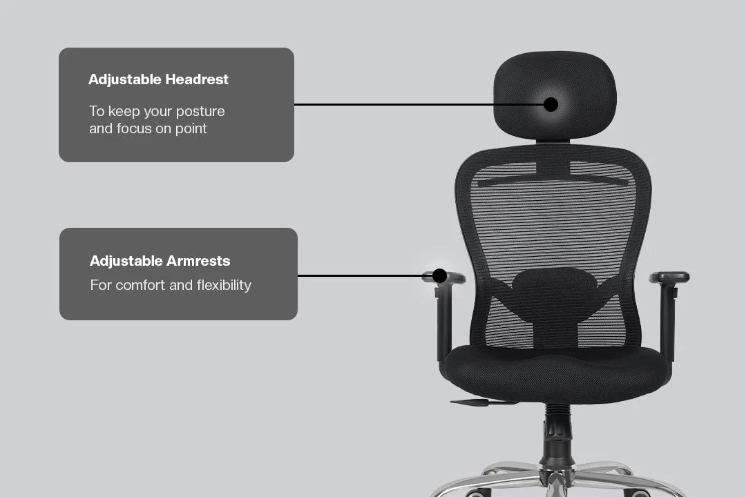 Green Soul Renewed Crystal V2 High Back Mesh  Office Chair - Image 3