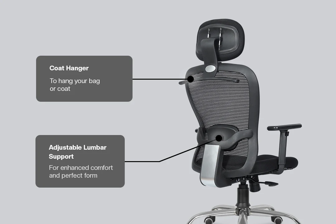Green Soul Renewed Crystal V2 High Back Mesh  Office Chair - Image 4