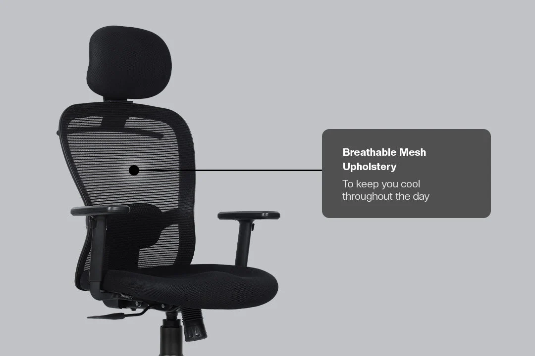 Green Soul Renewed Crystal V2 High Back Mesh  Office Chair - Image 6