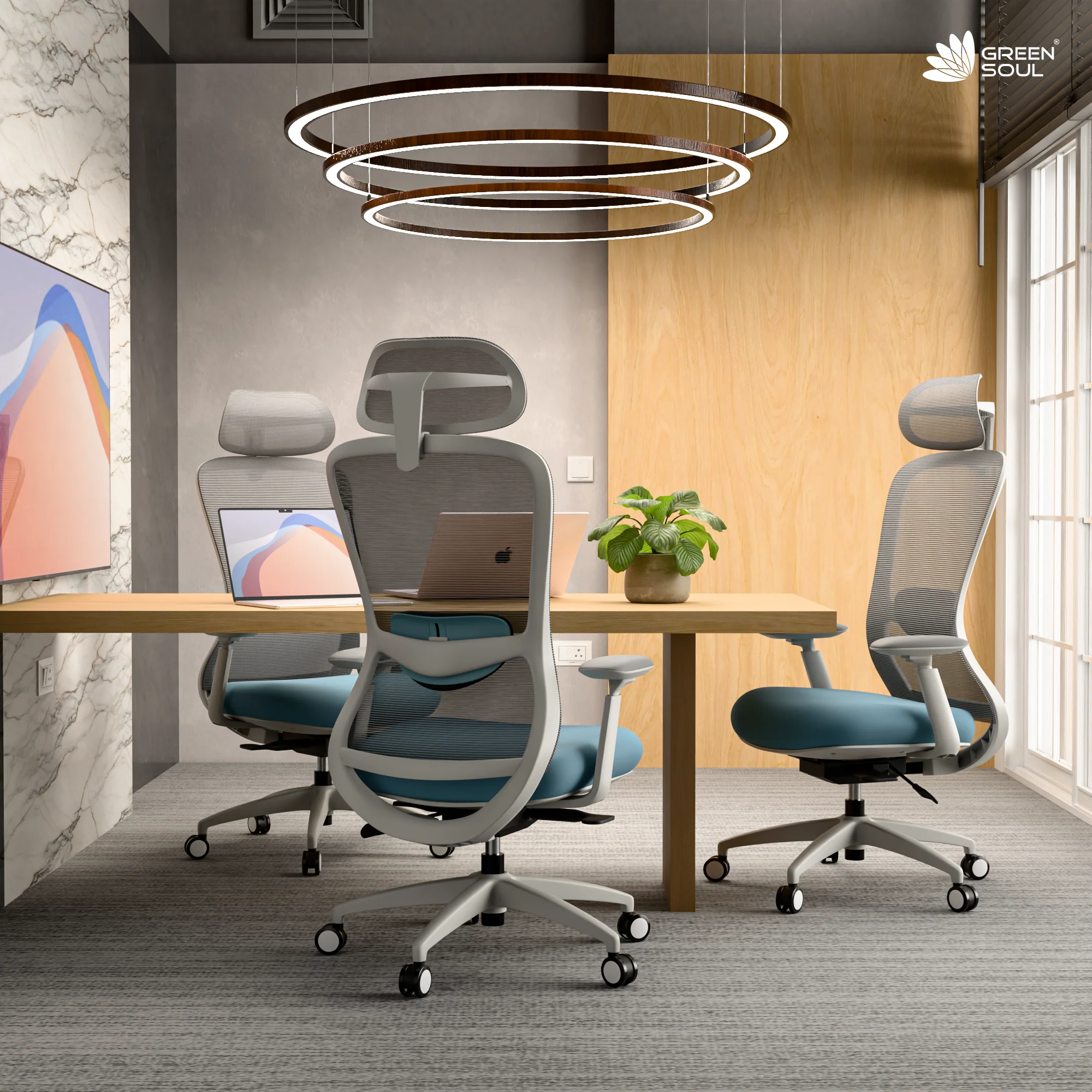 Green Soul Galaxy Ergonomic Office Chair - Image 39