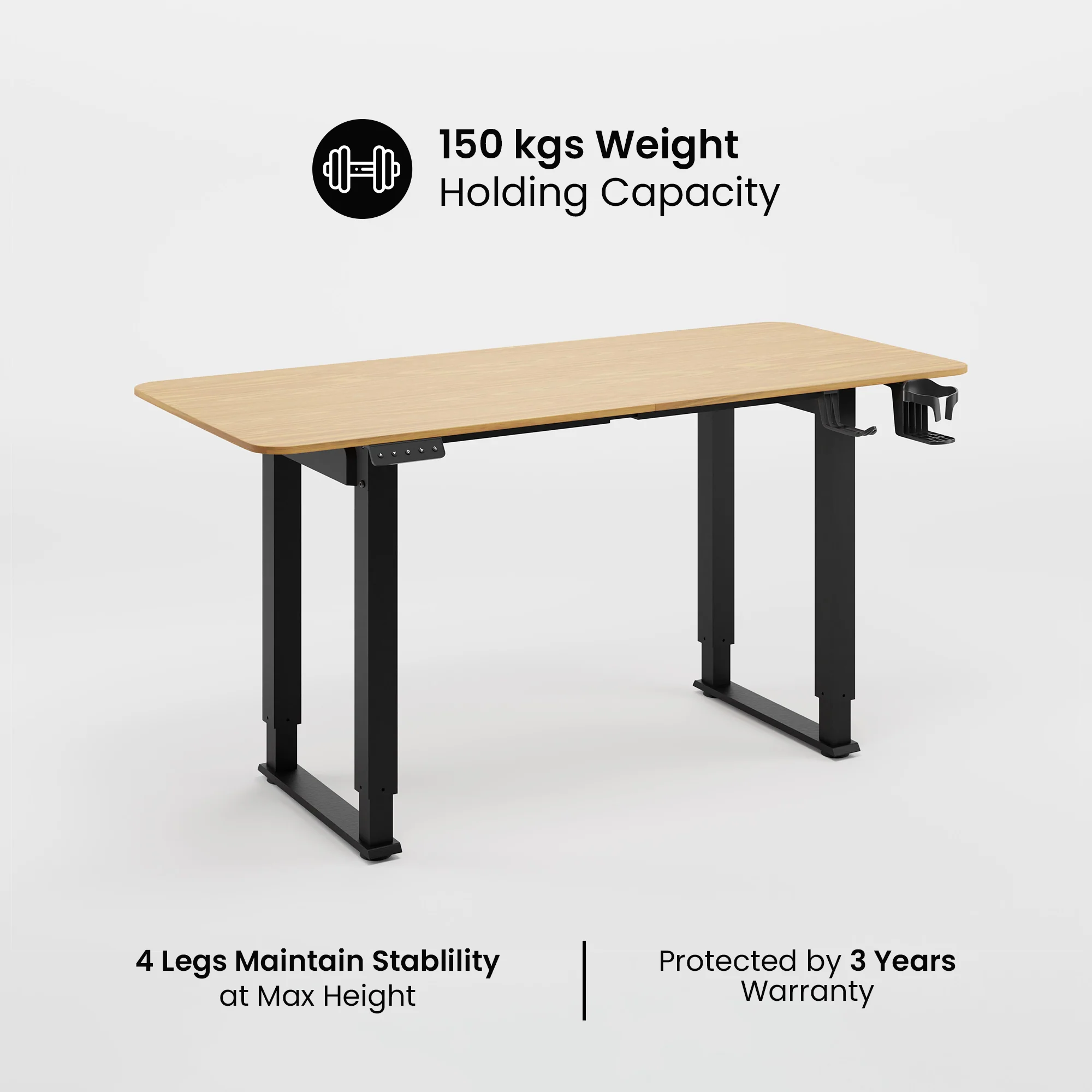 Green Soul Renewed Alex Height Adjustable Table - Image 8