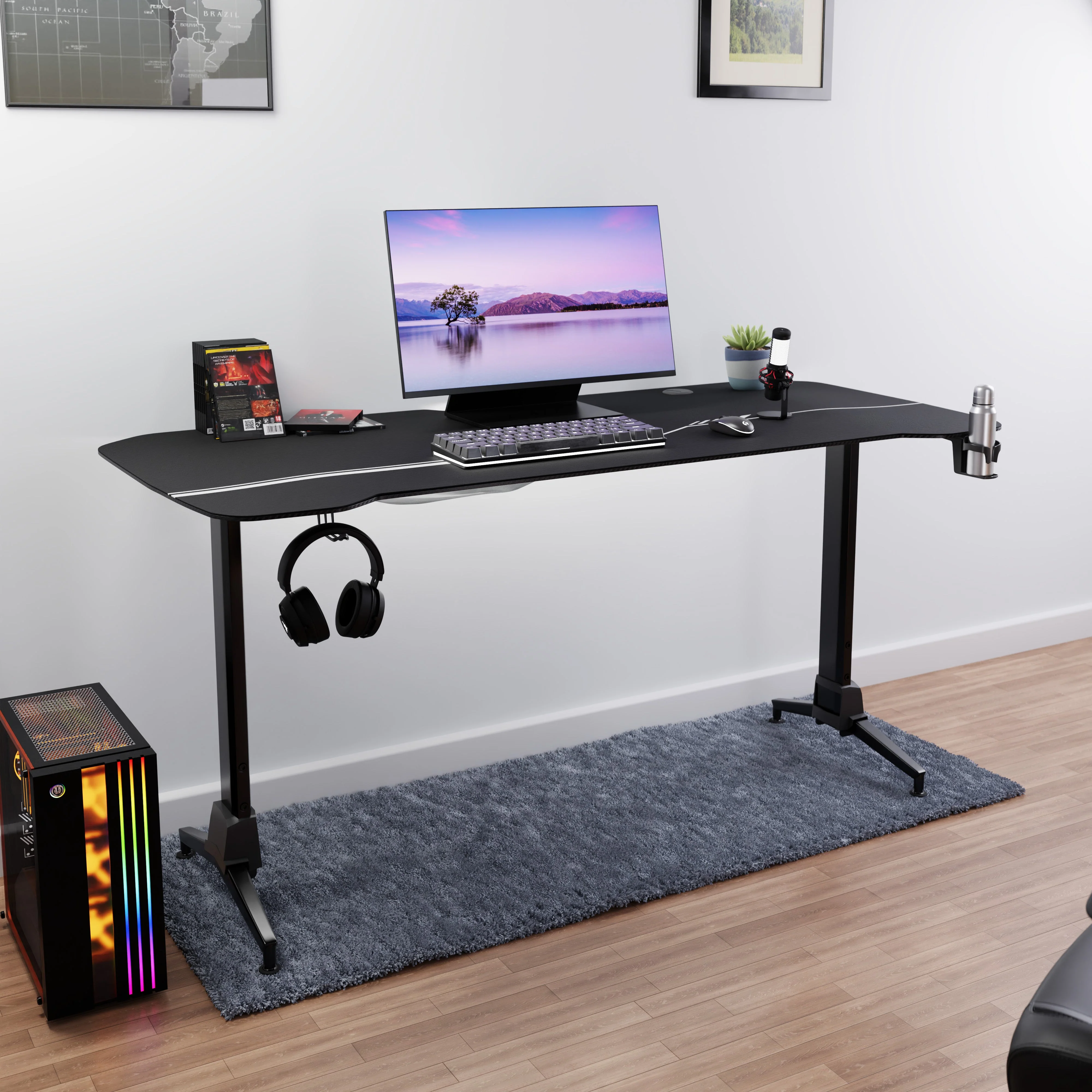 Renewed Green Soul Blaze Height Adjustable Table - Image 2