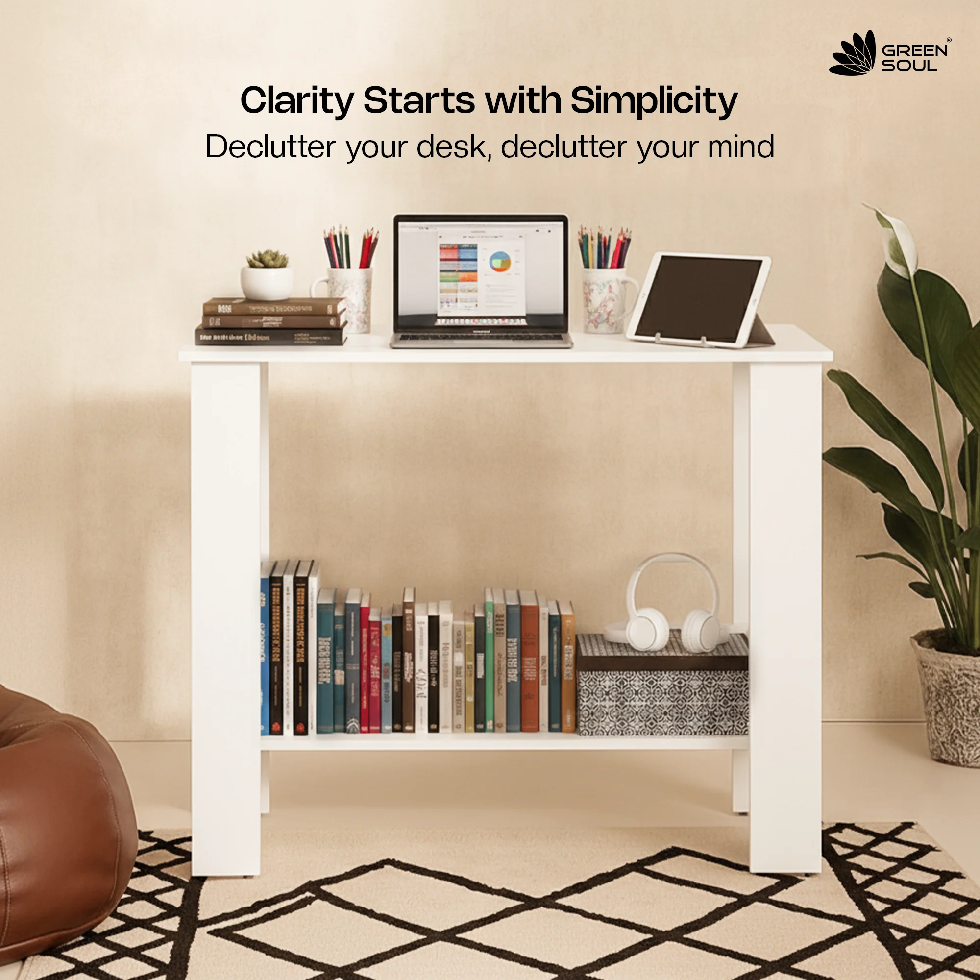 Renewed Indus Study Table for Home & Office | 90cm - Image 13