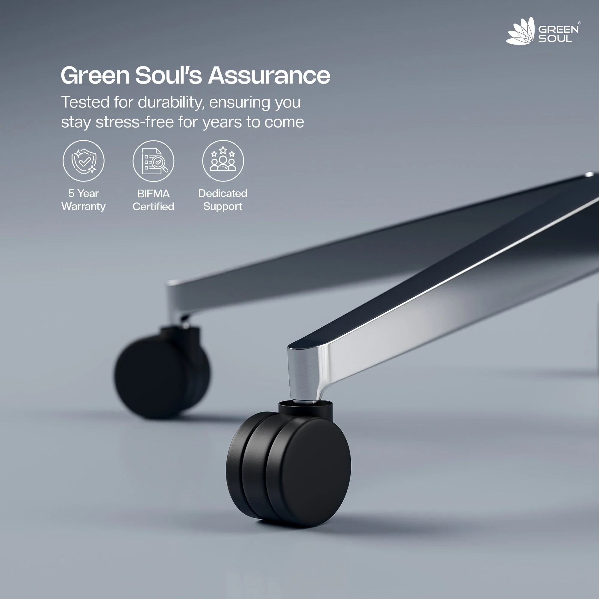 Green Soul Renewed Leo Pro Ergonomic Office Chair - Image 29