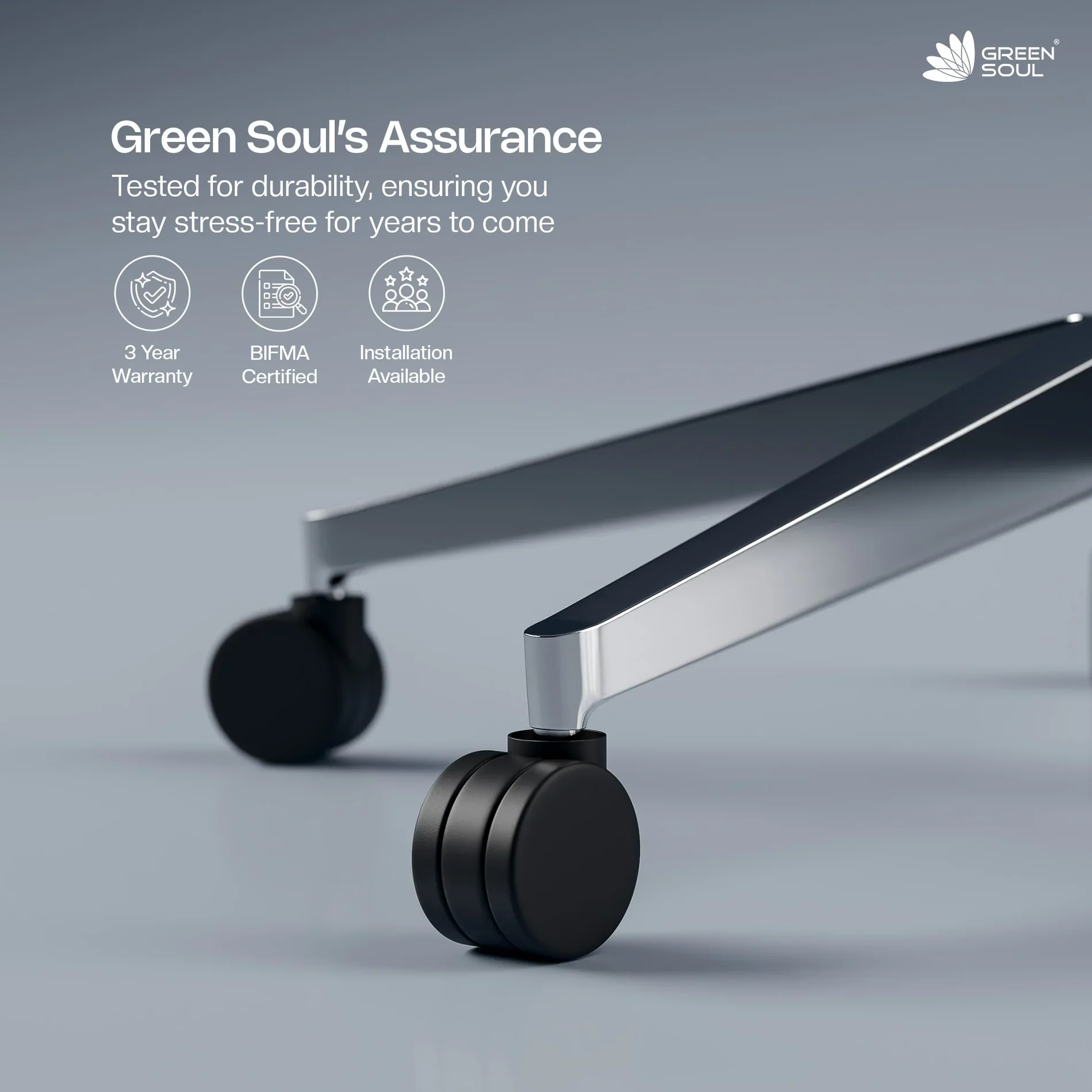 Green Soul Renewed Leo Pro Ergonomic Office Chair - Image 37