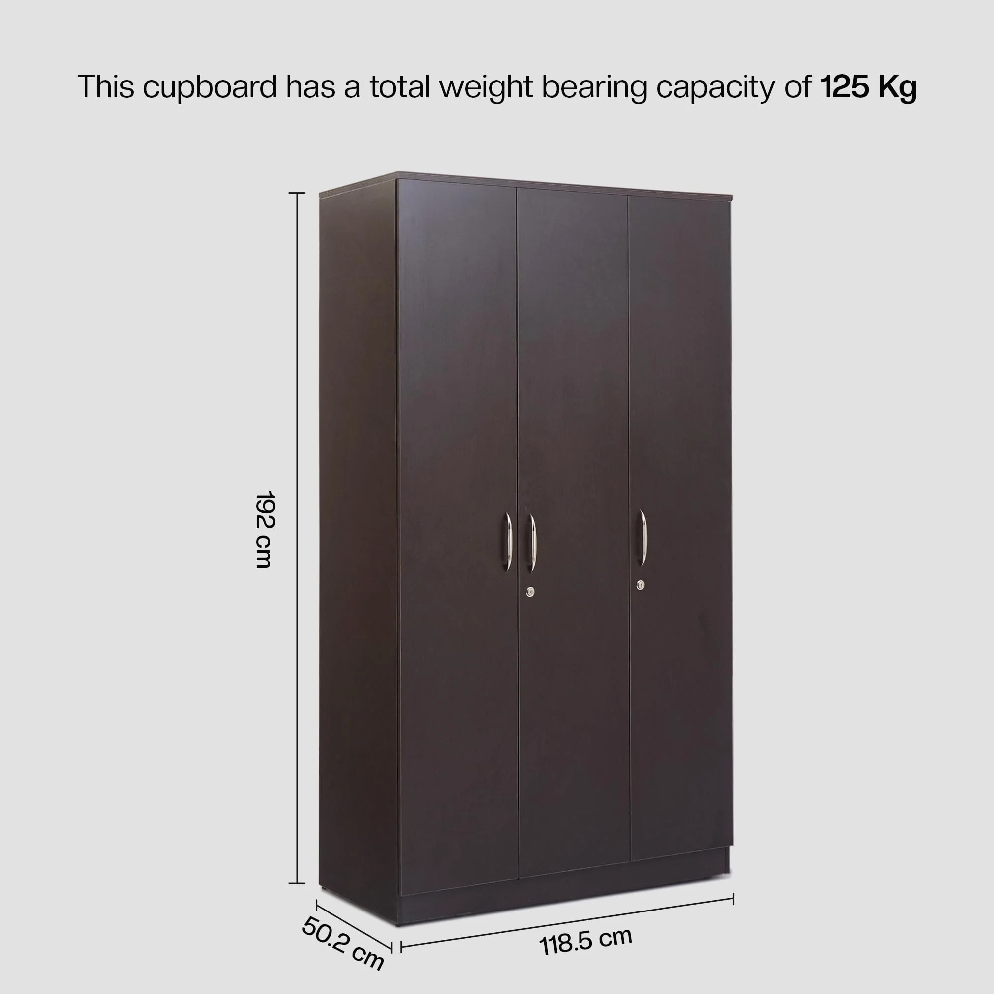 Green Soul Renewed Merlin 3-Door Wardrobe - Image 6