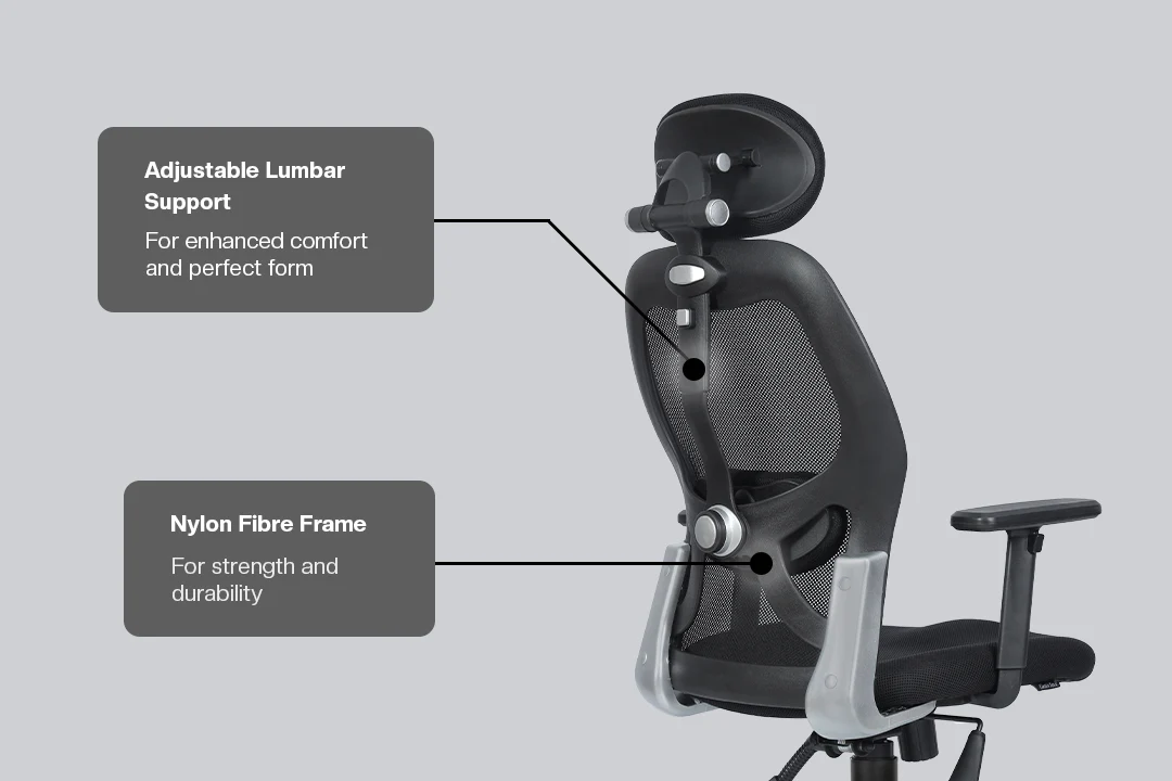 Green Soul Renewed New York High Back Mesh Office Chair - Image 5