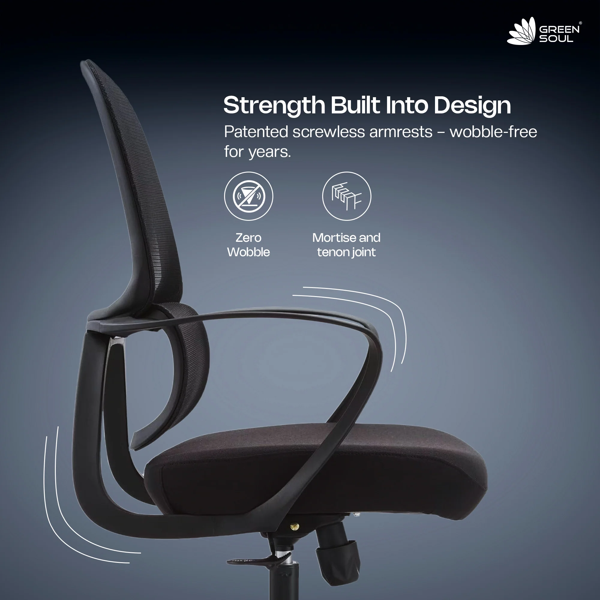 Green Soul Renewed Orbit Ergonomic Office Chair - Image 11