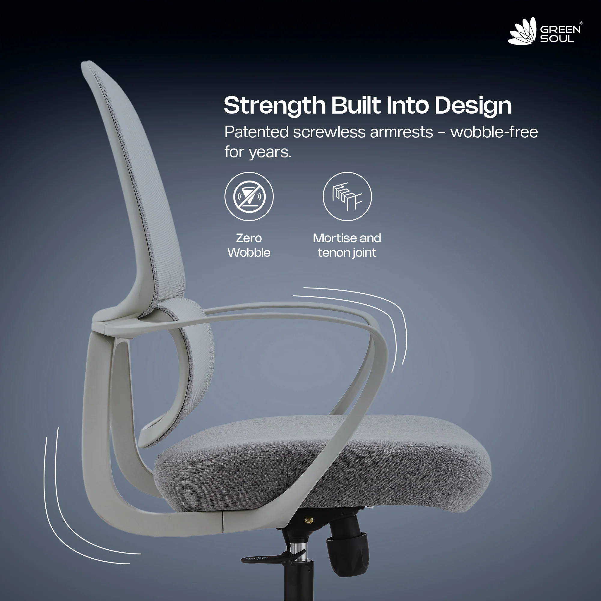 Green Soul Renewed Orbit Ergonomic Office Chair - Image 19