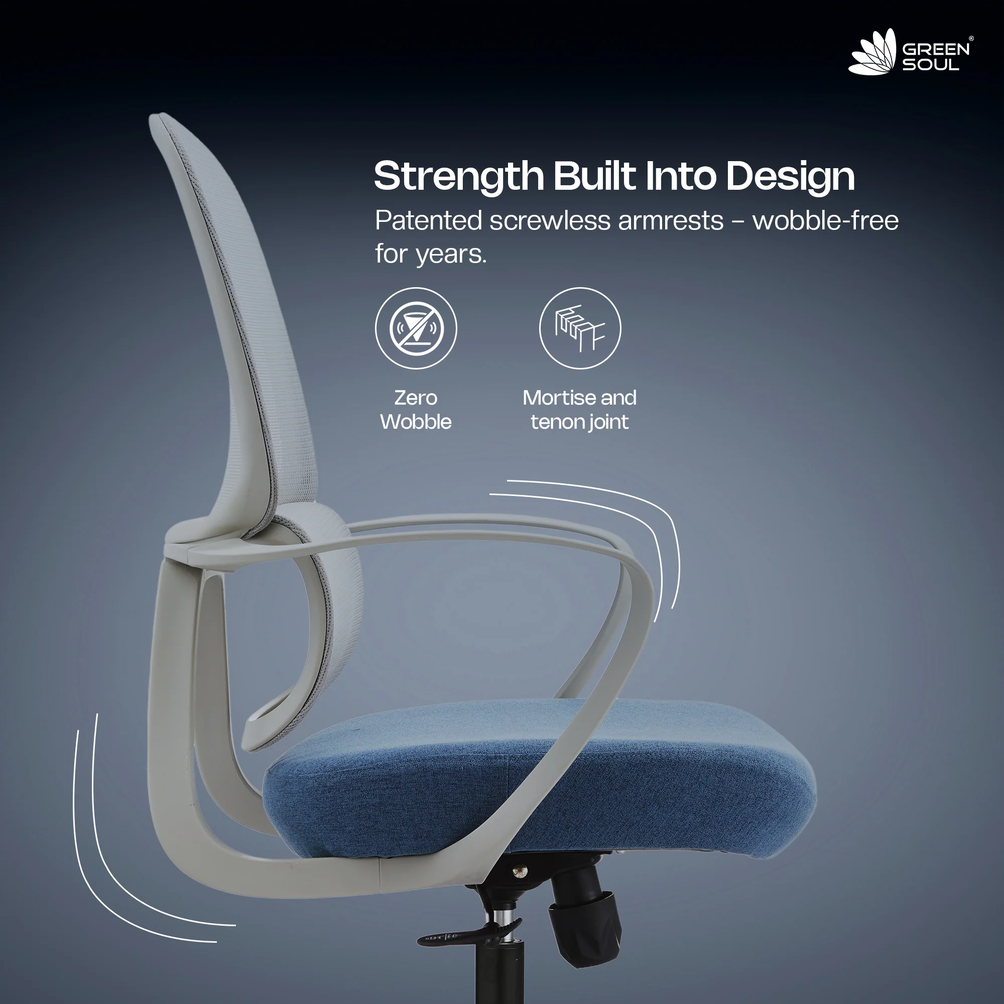 Green Soul Renewed Orbit Ergonomic Office Chair - Image 28