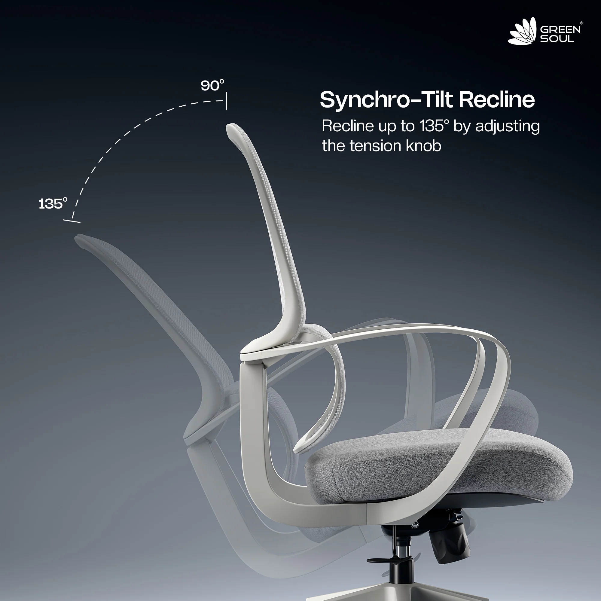 Green Soul Renewed Orbit Ergonomic Office Chair - Image 31