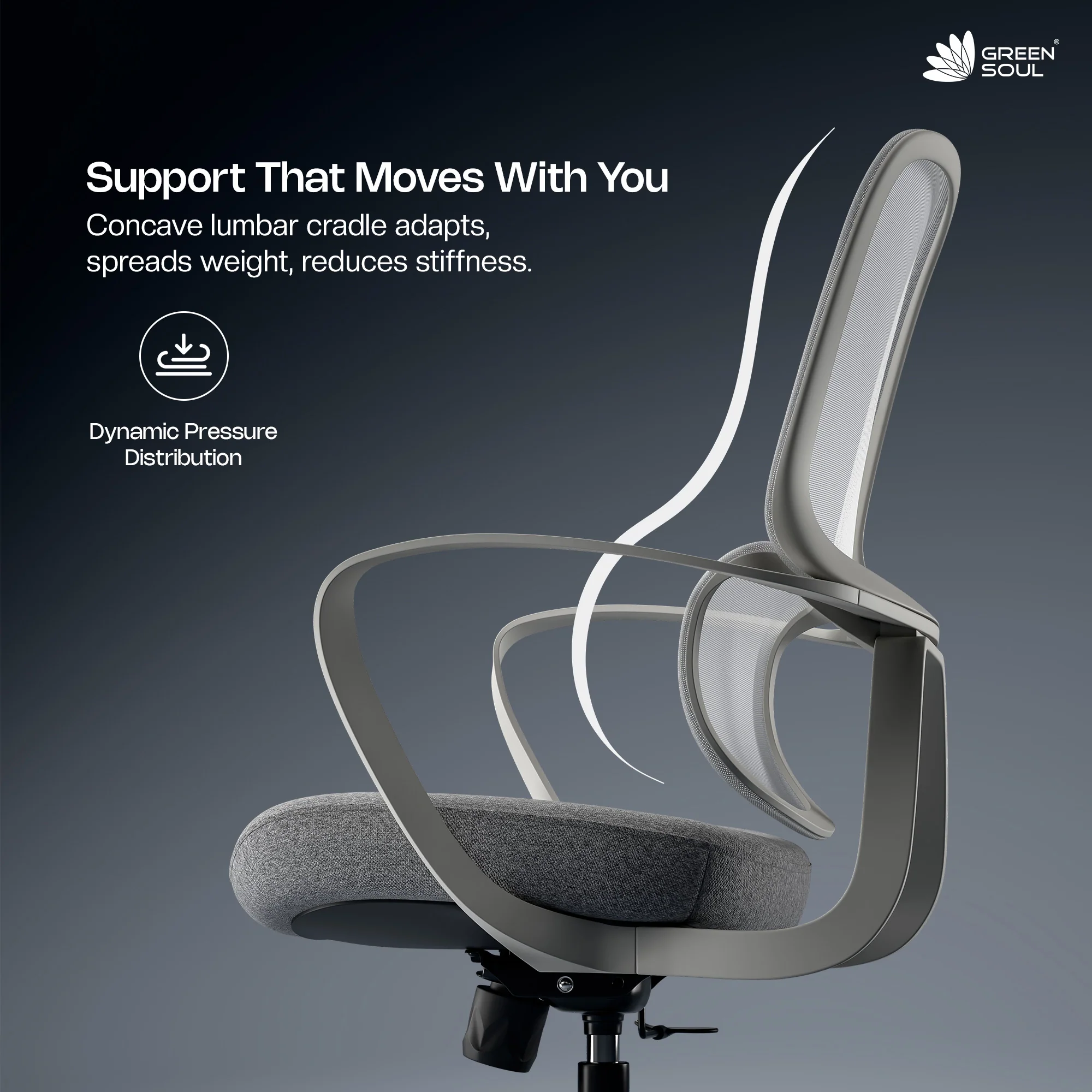 Green Soul Renewed Orbit Ergonomic Office Chair - Image 33