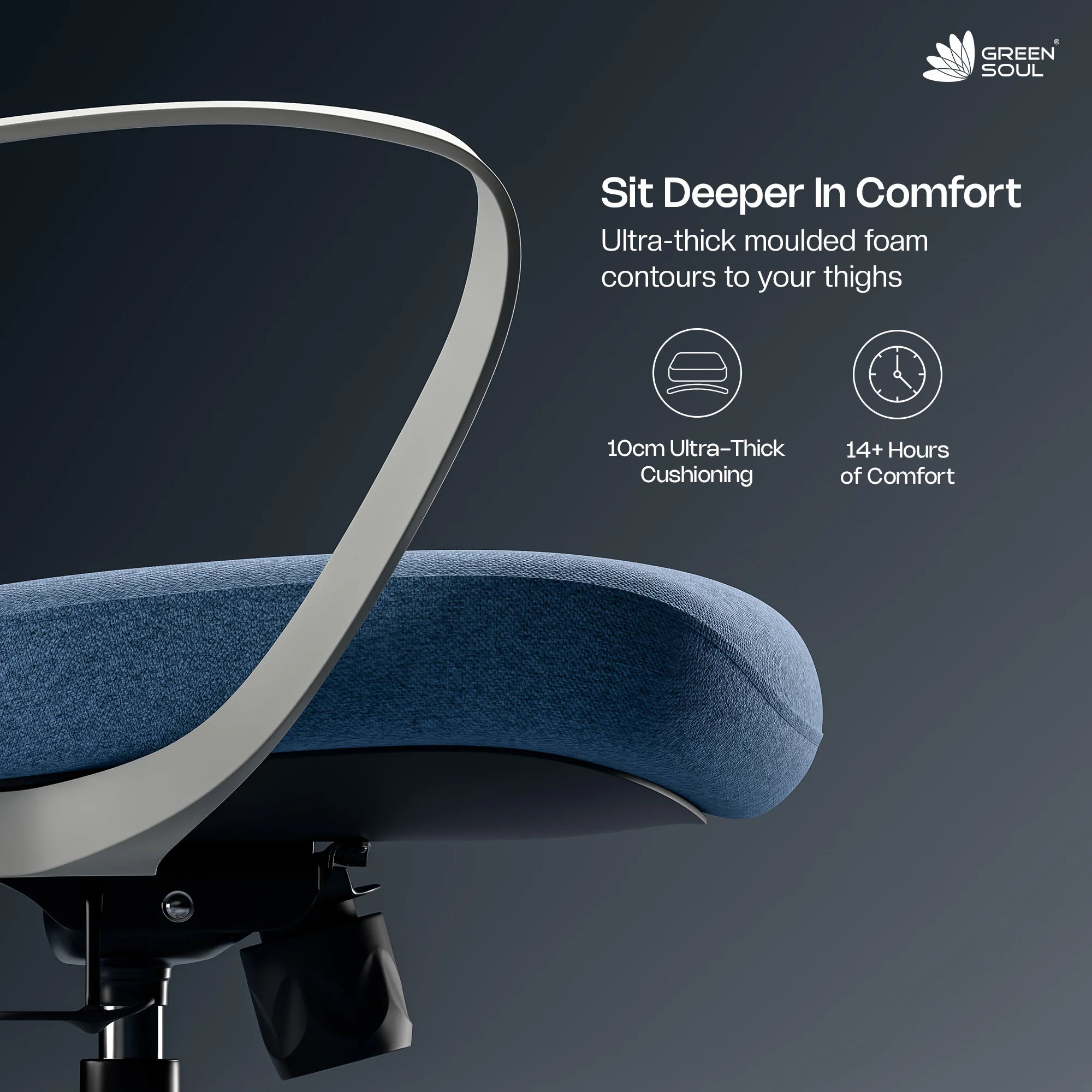 Green Soul Renewed Orbit Ergonomic Office Chair - Image 41