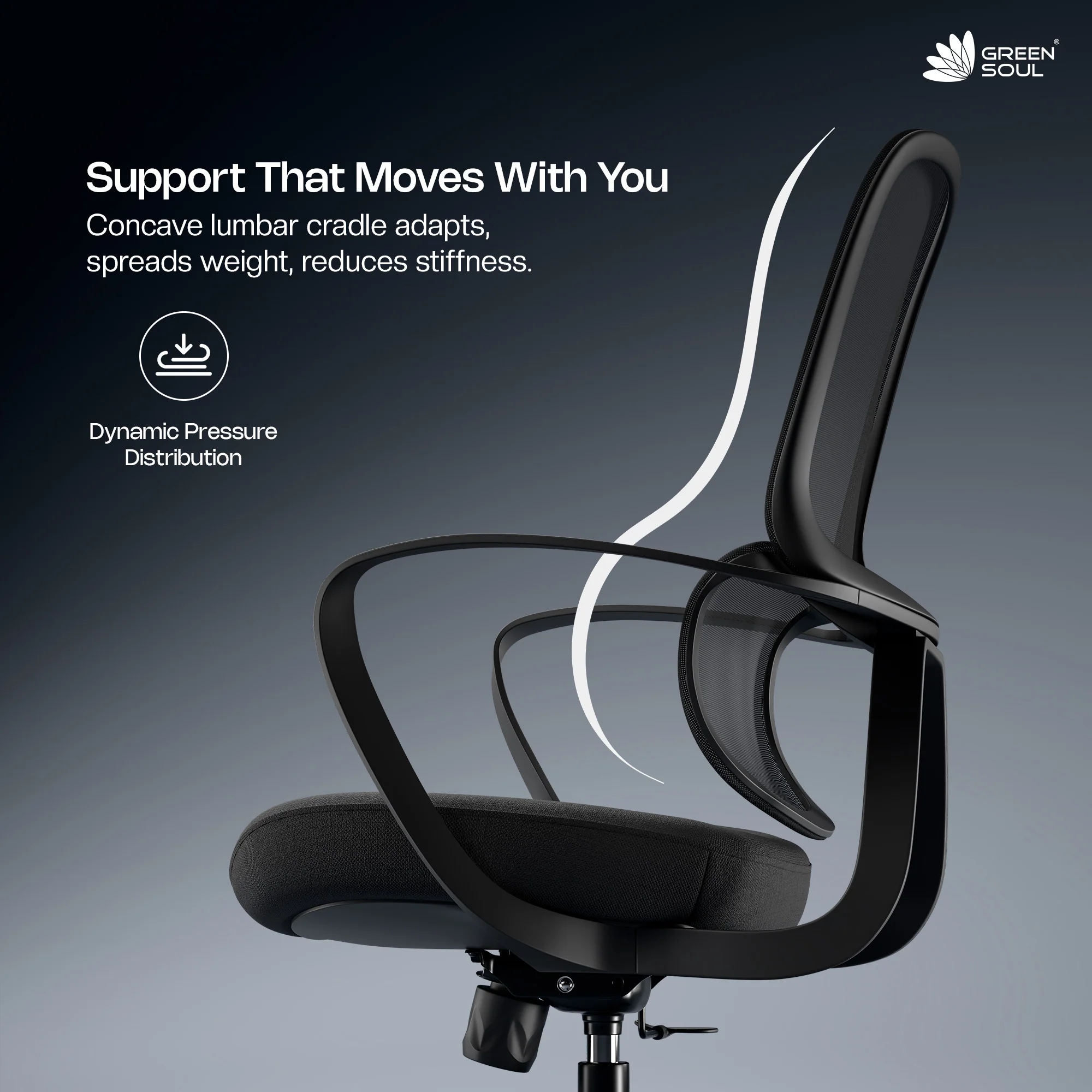 Green Soul Renewed Orbit Ergonomic Office Chair - Image 45