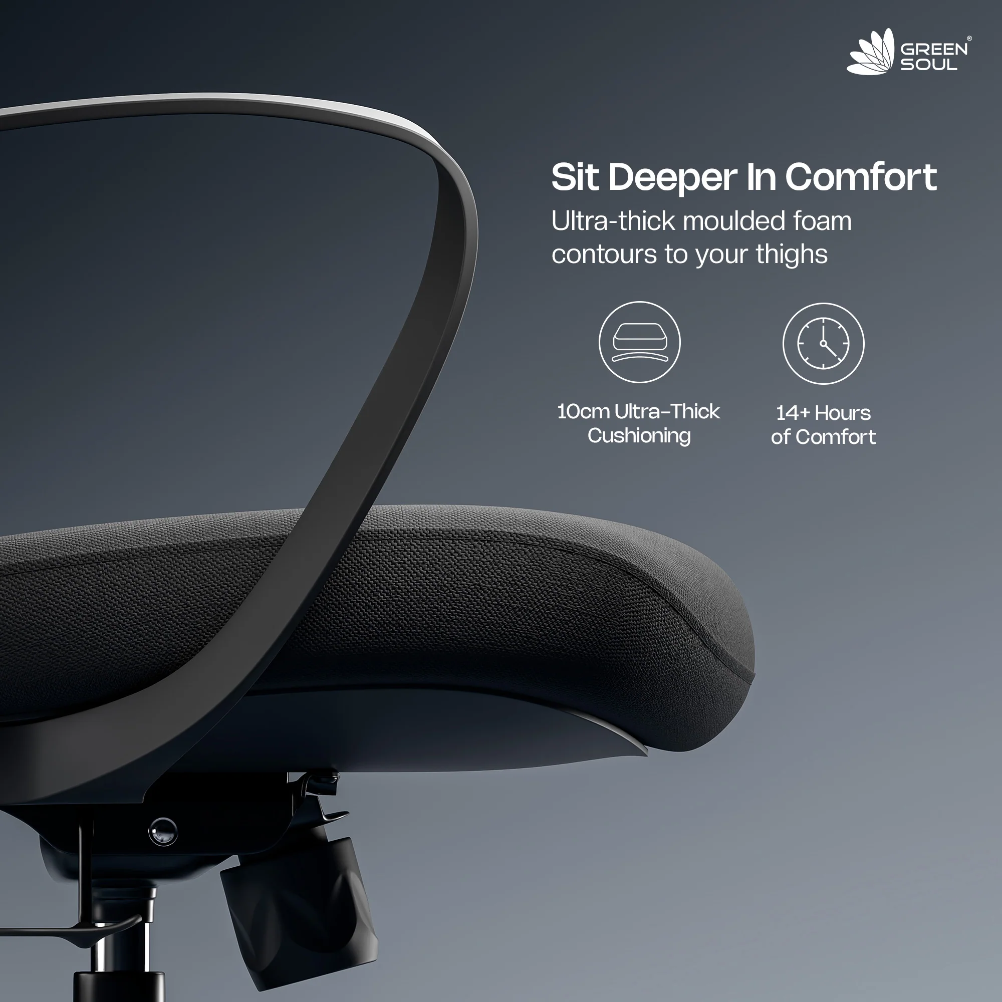 Green Soul Renewed Orbit Ergonomic Office Chair - Image 46