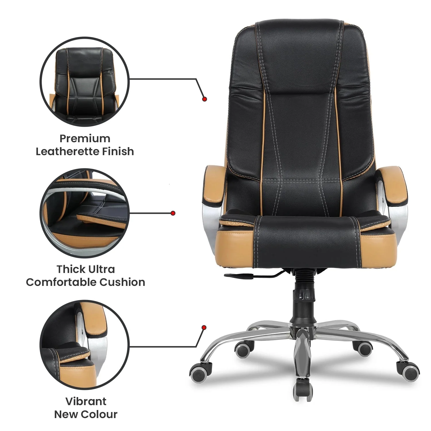Green Soul Renewed Vienna High Back Executive Chair - Image 13