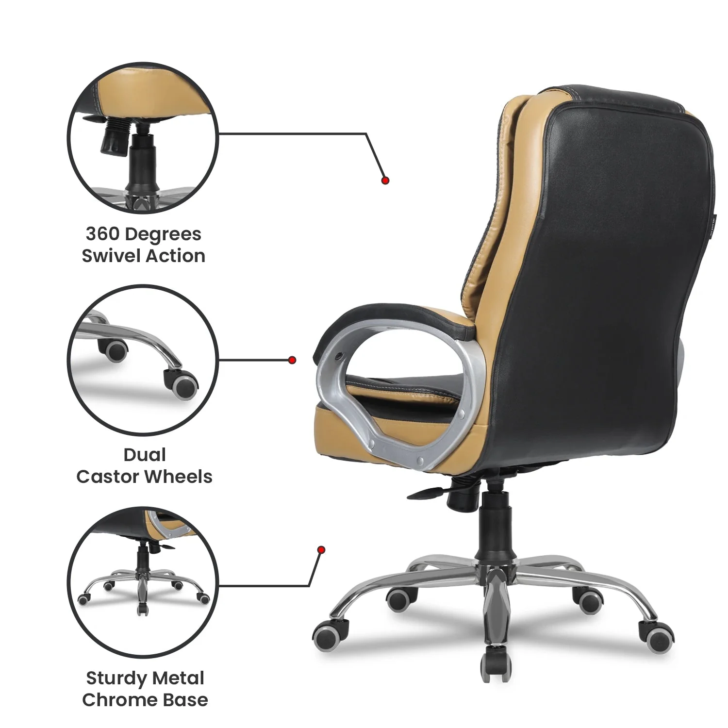 Green Soul Renewed Vienna Mid Back Executive Chair - Image 12