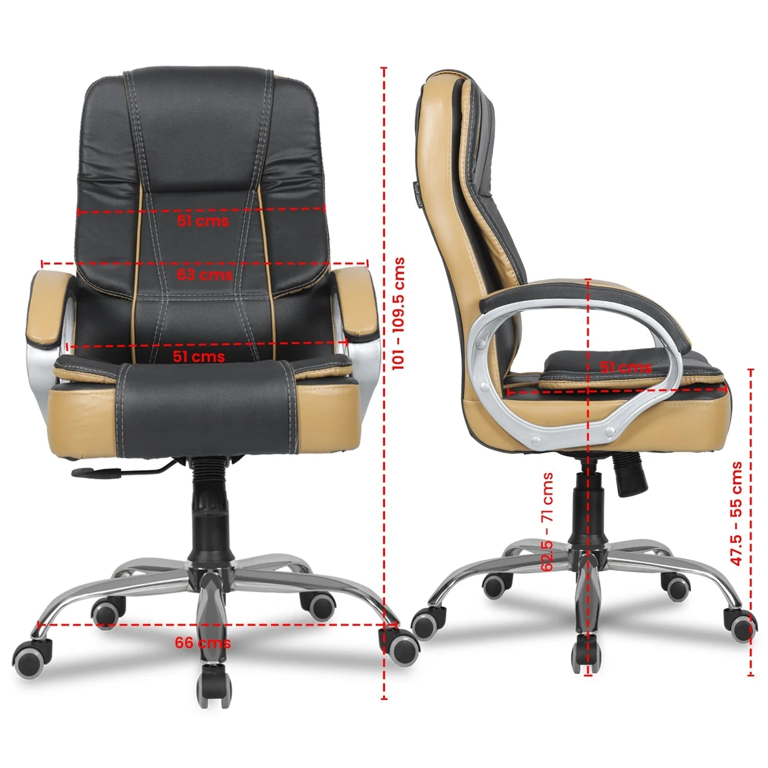 Green Soul Renewed Vienna Mid Back Executive Chair - Image 14