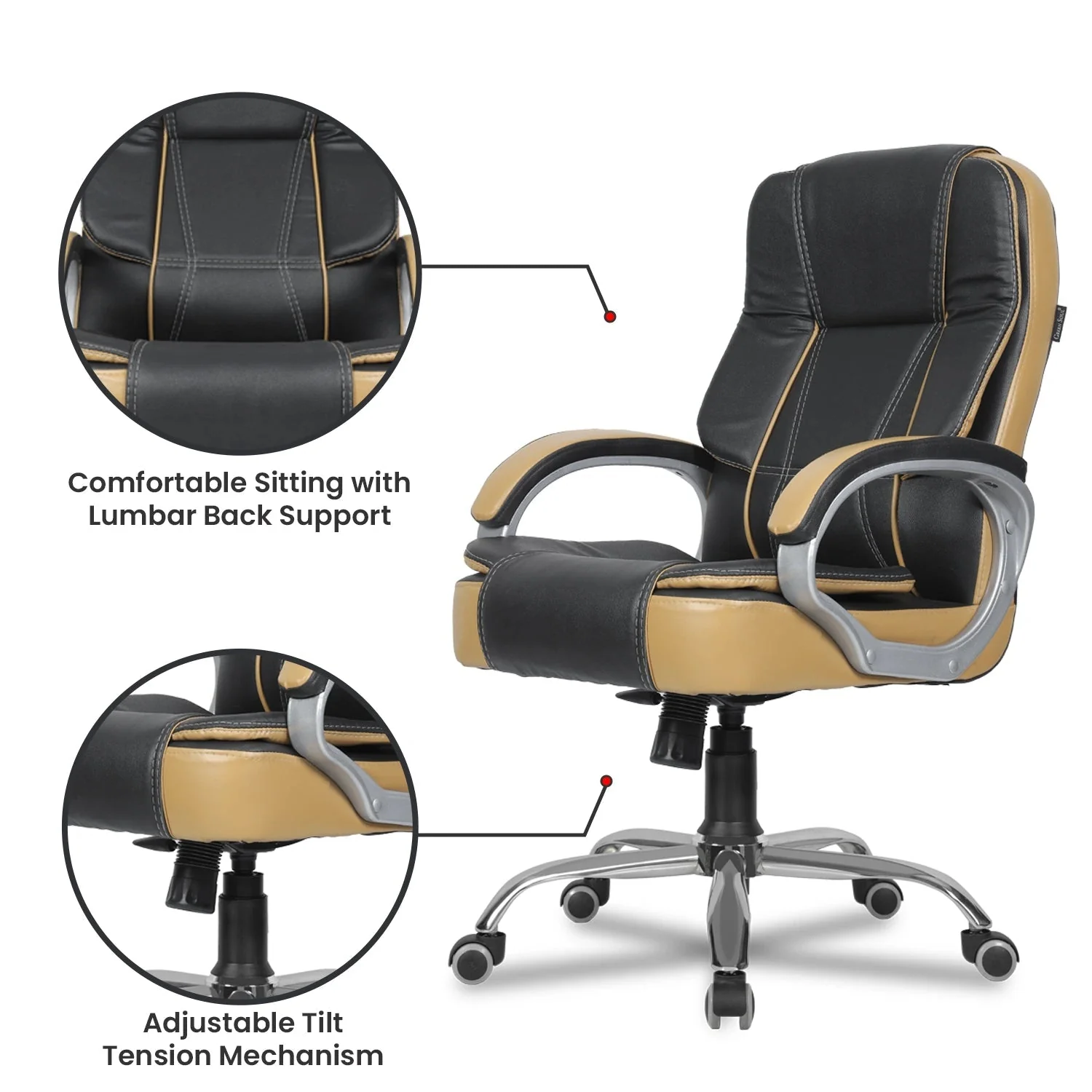 Green Soul Renewed Vienna Mid Back Executive Chair - Image 17