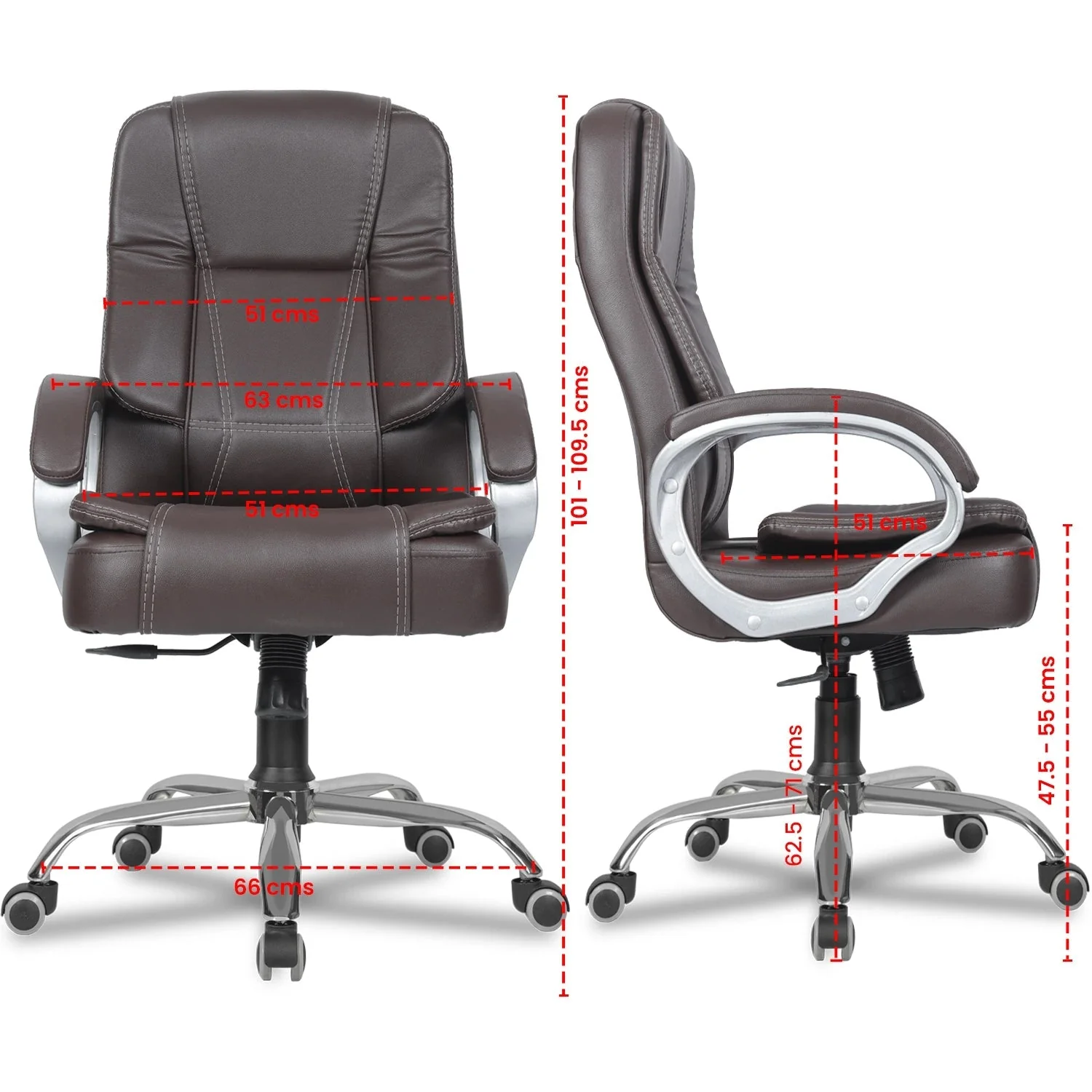 Green Soul Renewed Vienna Mid Back Executive Chair - Image 25