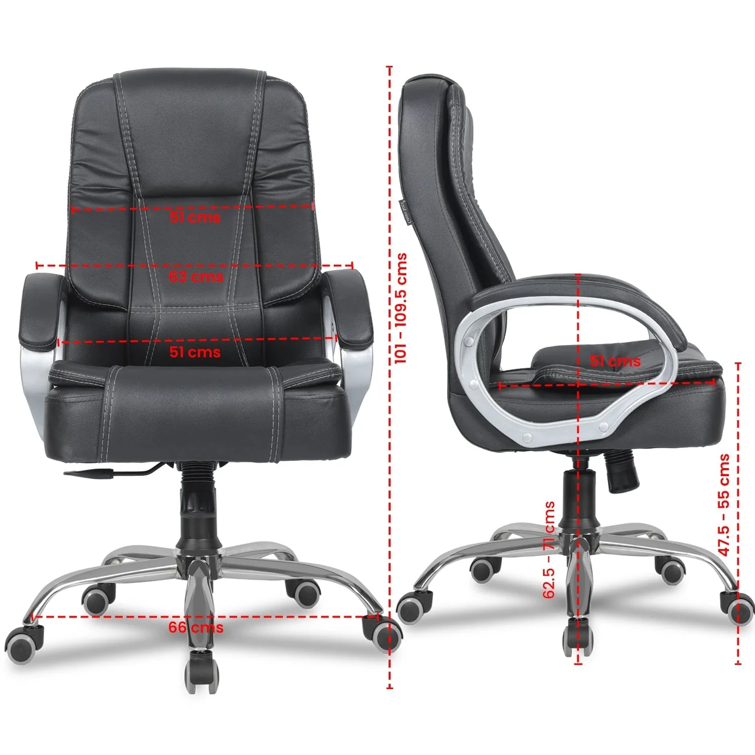 Green Soul Renewed Vienna Mid Back Executive Chair - Image 31