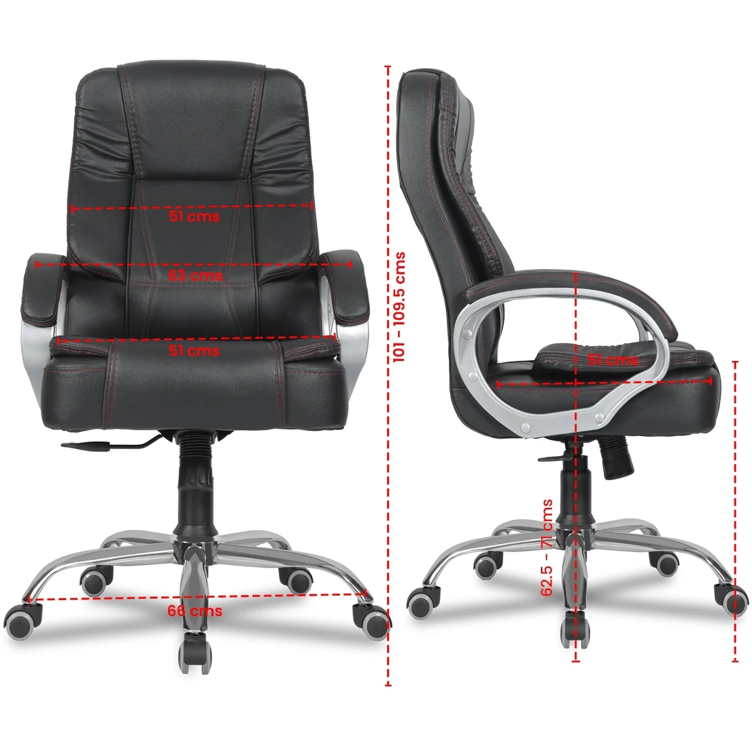 Green Soul Renewed Vienna Mid Back Executive Chair - Image 39