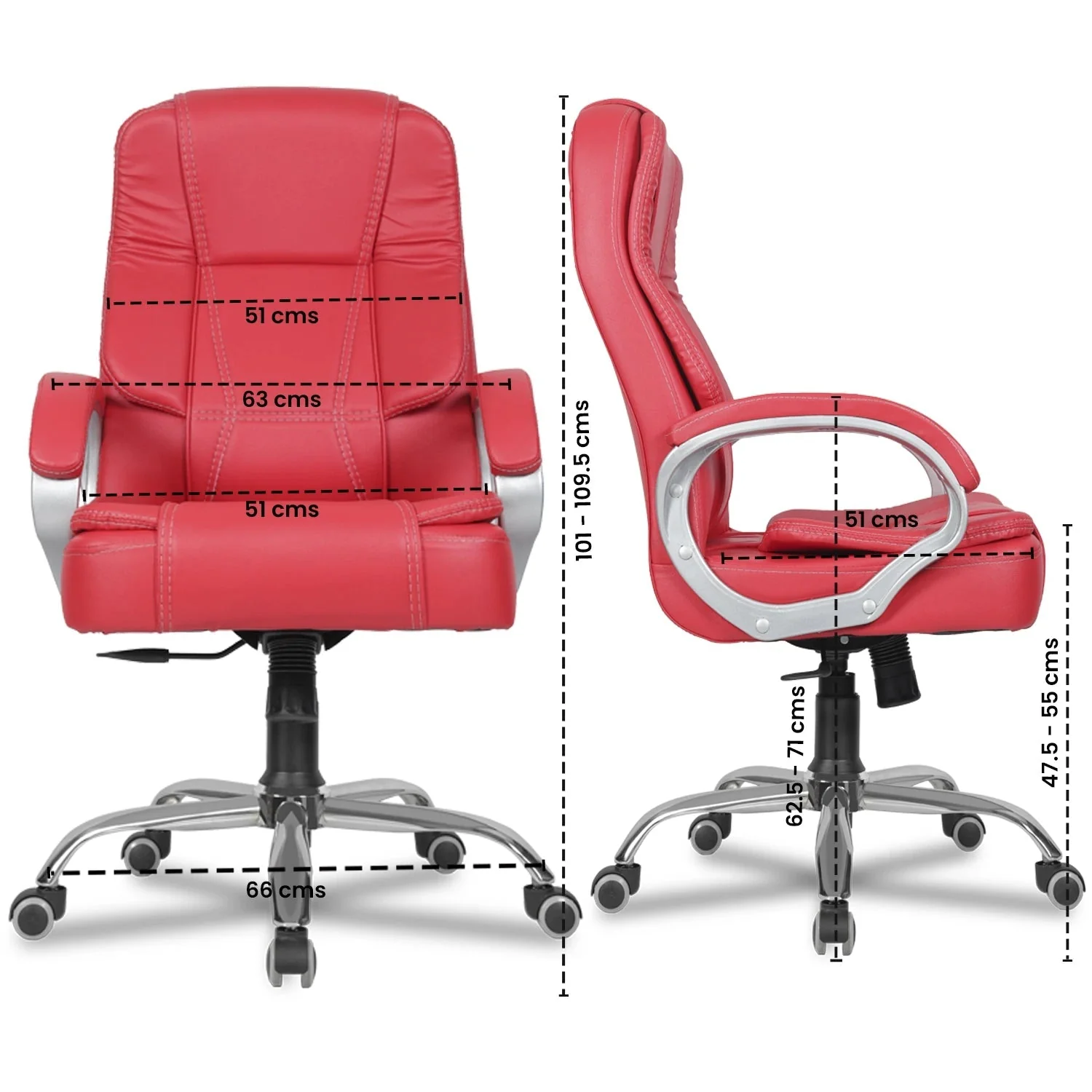 Green Soul Renewed Vienna Mid Back Executive Chair - Image 47