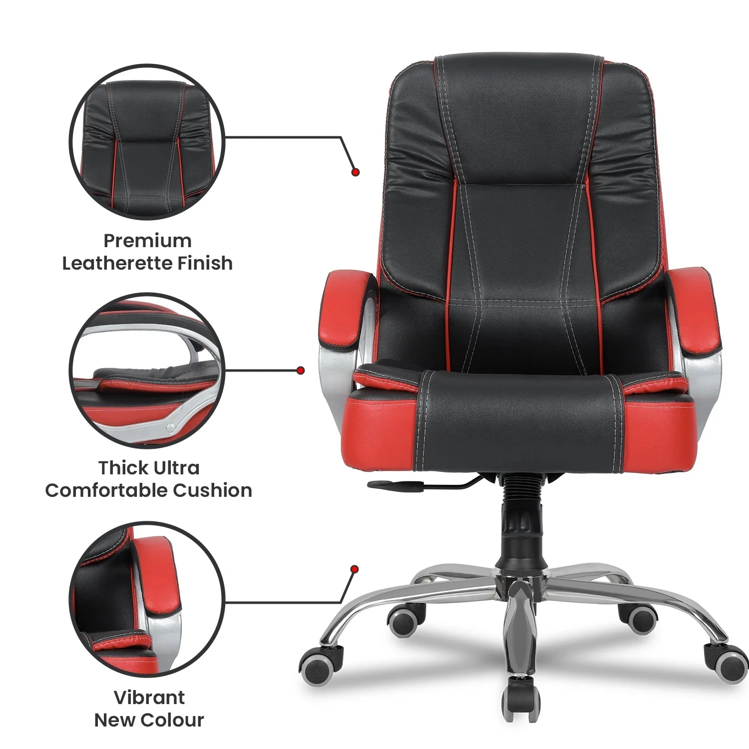 Green Soul Renewed Vienna Mid Back Executive Chair - Image 5
