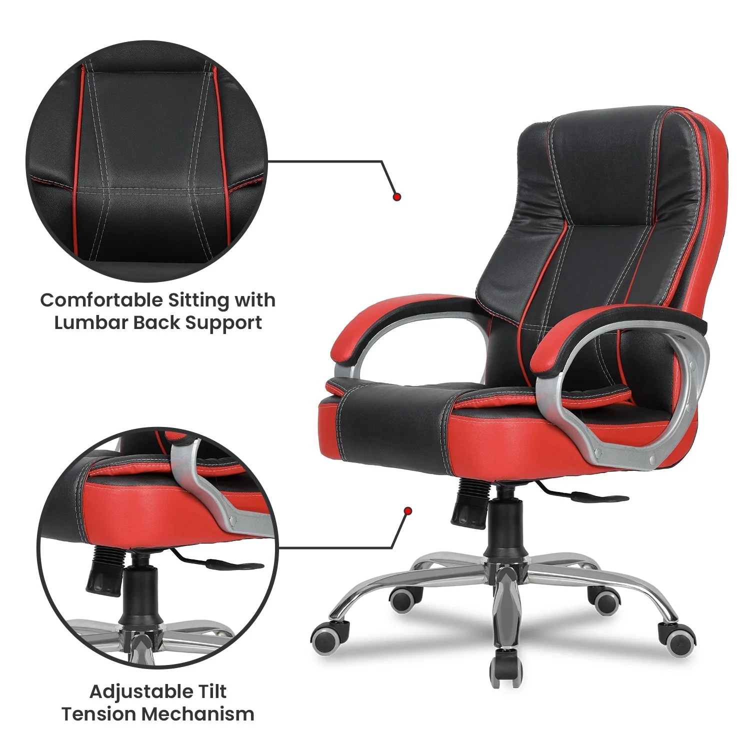 Green Soul Renewed Vienna Mid Back Executive Chair - Image 6