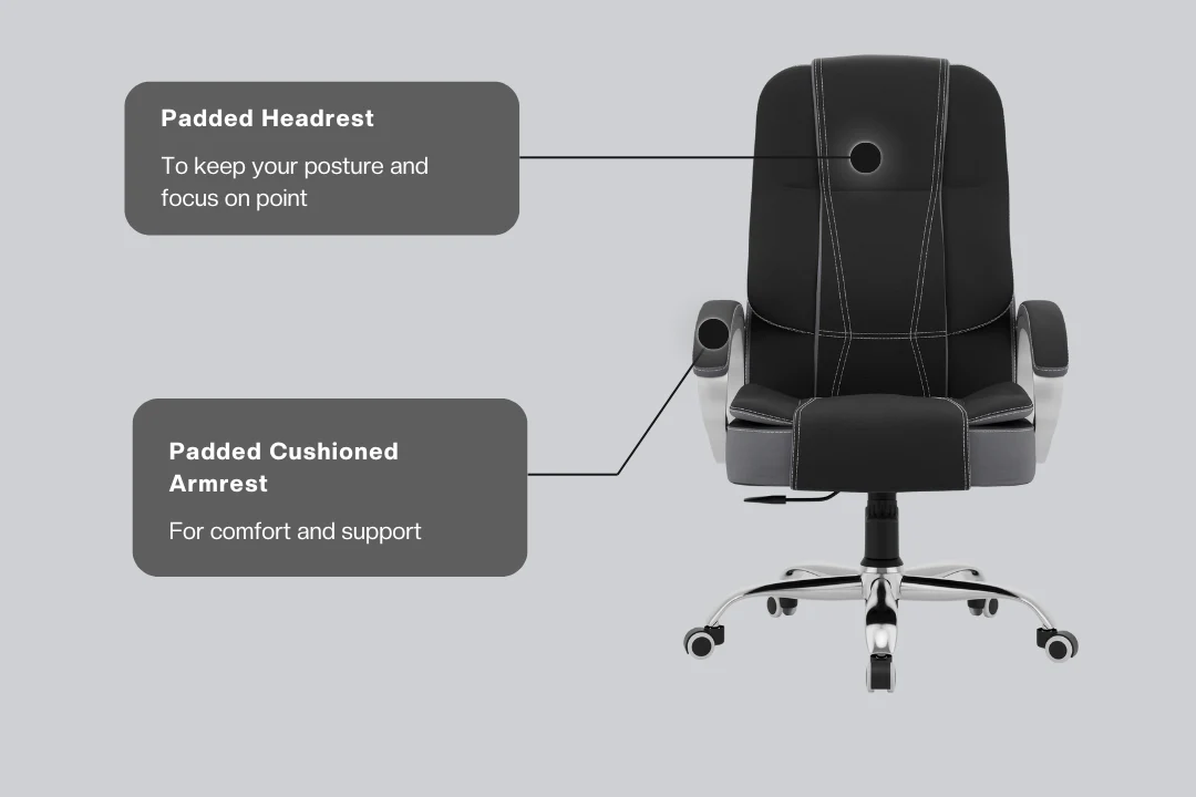 Green Soul Vienna Fabric Executive Chair - Image 15