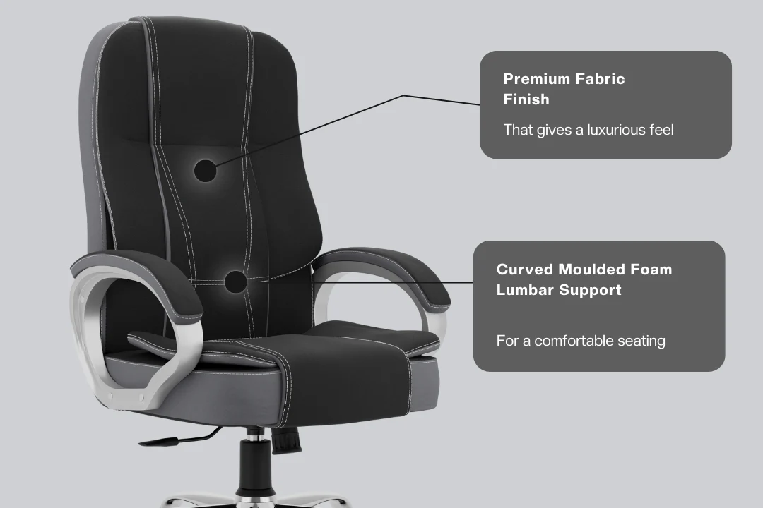 Green Soul Vienna Fabric Executive Chair - Image 35